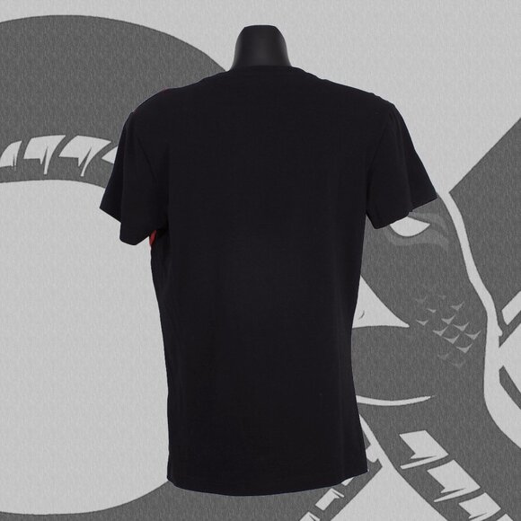 Versace Jeans Women's Small Short Sleeve Shirt Black Palm Tree Graphic - Picture 3 of 7